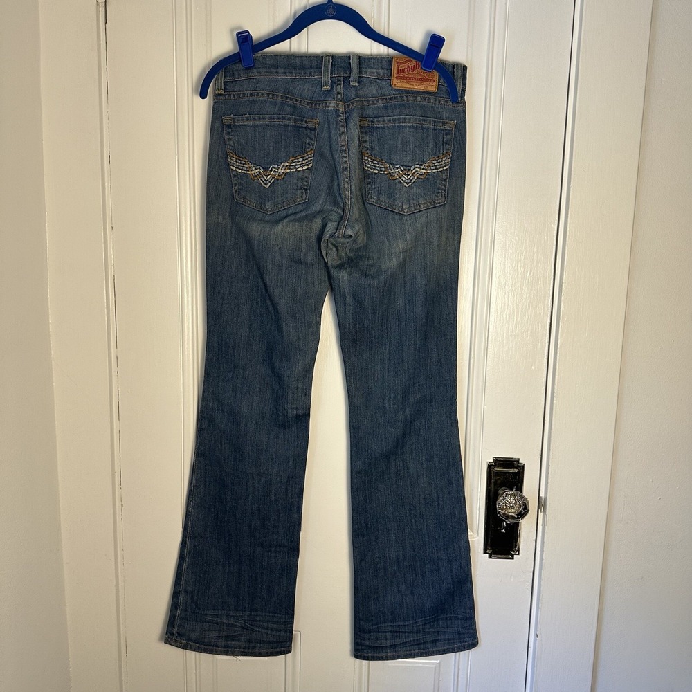 Lucky Brand‎ Sundown Bootcut Jeans Women's 6 / 28 Medium Wash Retro Y2K